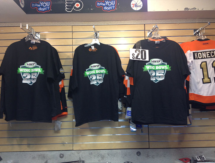 Wing Bowl 25 Shirts