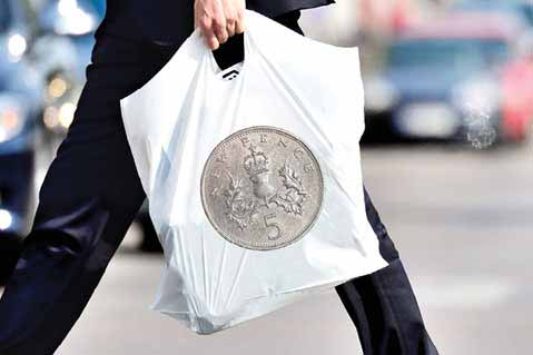 England To Levy Charge For Plastic Bags