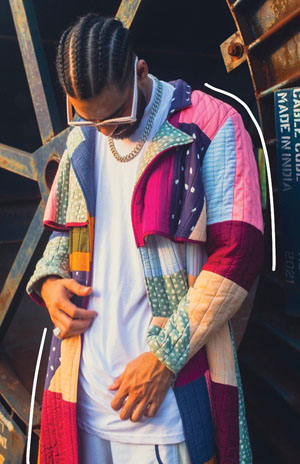 patchwork jacket