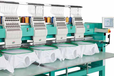 Multi-Head Embroidery Machines