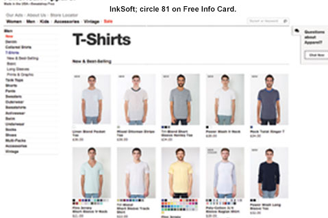 Easier Online Design for American Apparel